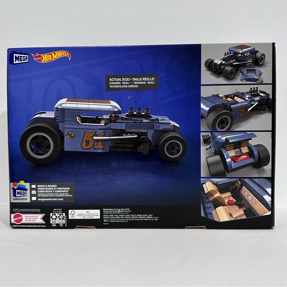 Hot Wheels MEGA Construx Mod Rod Building Blocks Set - Picture 3 of 3